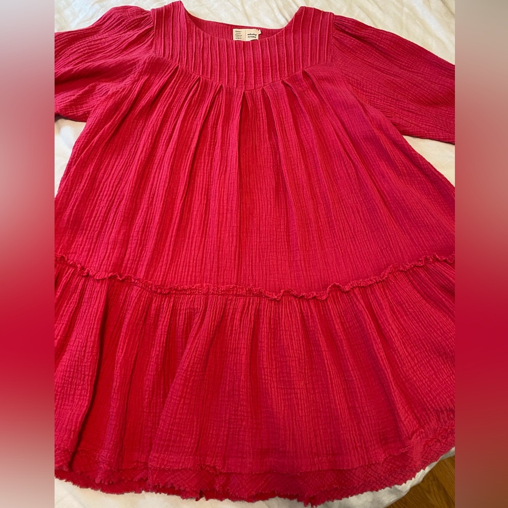 Saturday Sunday hot pink dress.  Size medium.